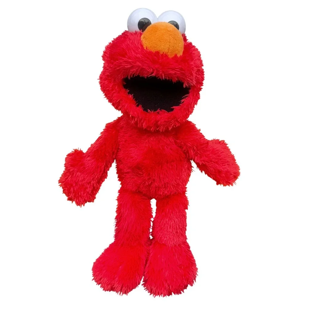 Hasbro Sesame Street Elmo Plush Toy Shaggy C0923 Tickle Tummy and Feet TESTED